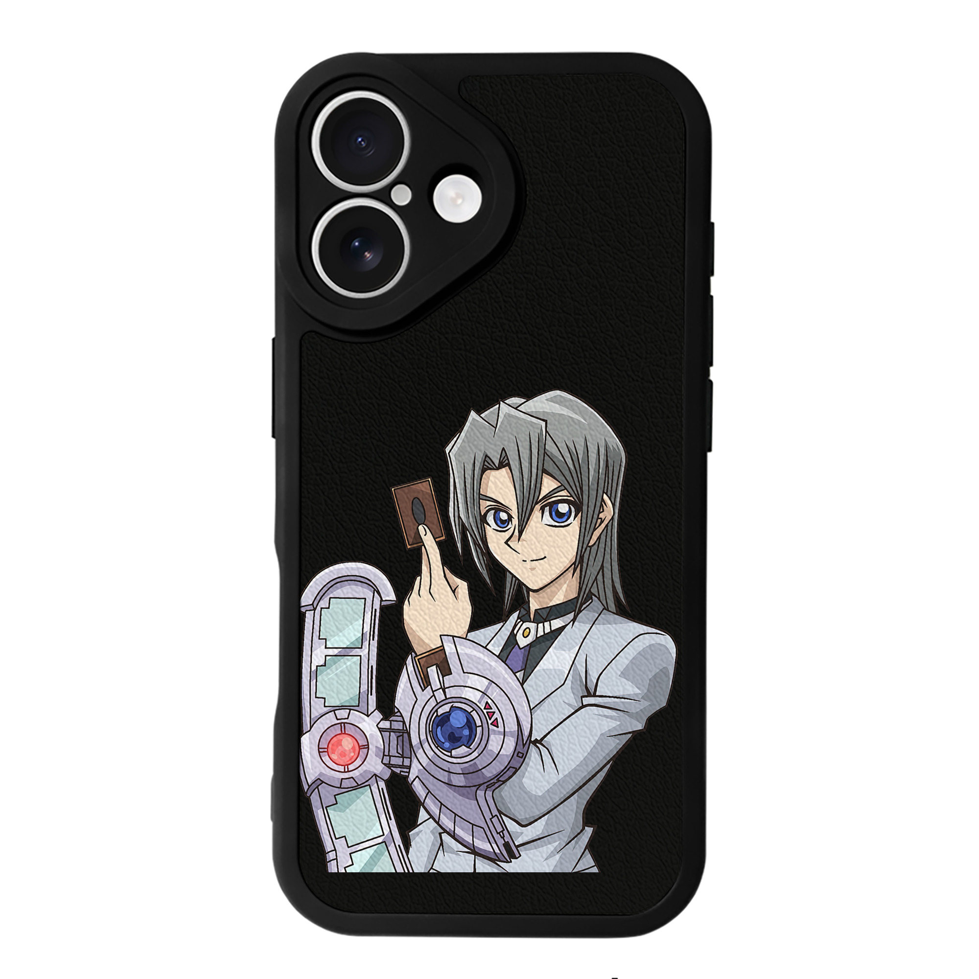 遊☆戯☆王 Yu-Gi-Oh! 【iPhone 16シリーズ対応】シリコンスマホケース（レザー調） 材質：シリコン